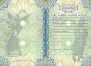 Passport pages